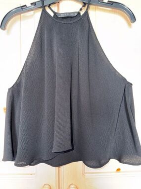 Zara Black Halter Swing Camisole